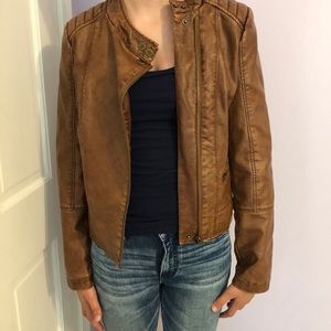 Aeropostale faux leather jacket
